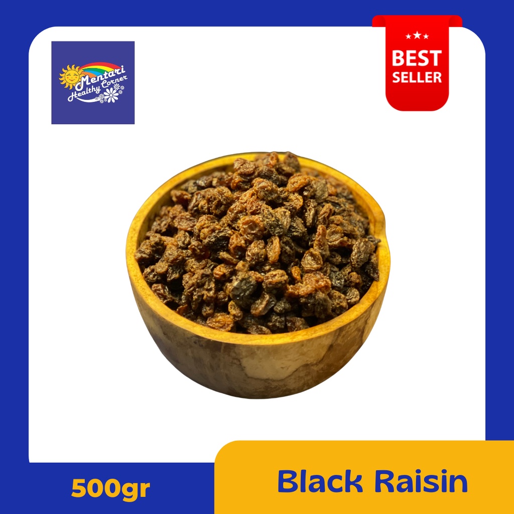 Premium Seedless Black Raisin 500gr