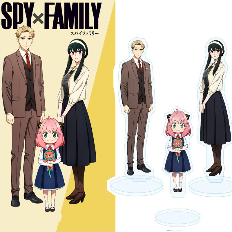 Figure Forger Akrilik SPY X FAMILY Plate Anya Stand Twilight Yor Mainan Model