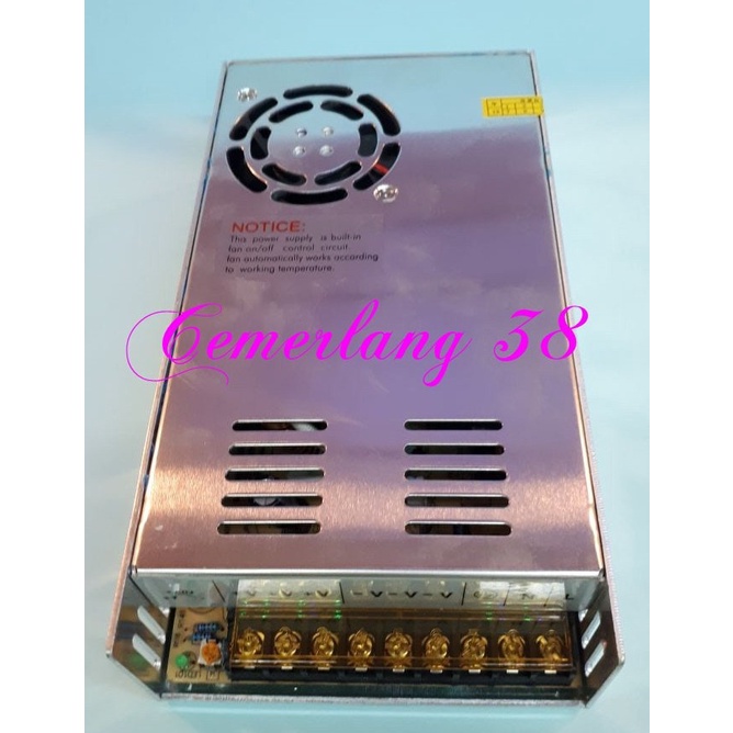 Switching Power Supply Jaring 12V 20A + KIPAS / FAN