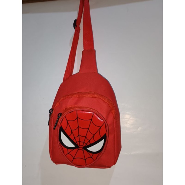 tas slingbag karakter spiderman