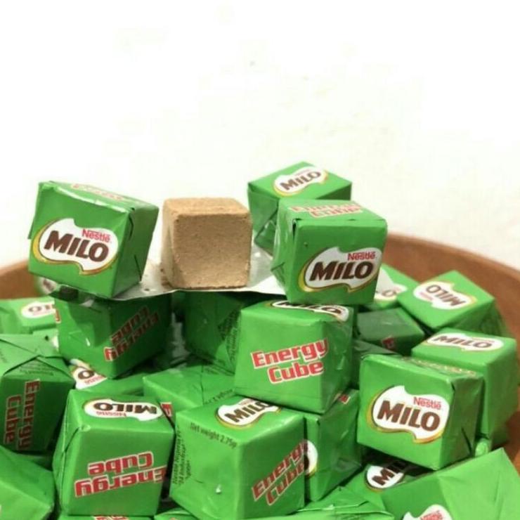 

Stok terbaru Milo Cube isi 100pcs Topping Milo Cokelat Terlaris 