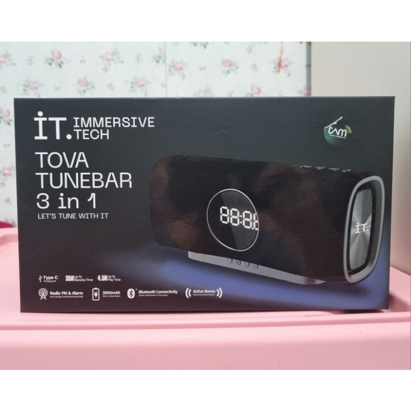 IT. Tova Tunebar 3 in 1 Bluetooth Speaker