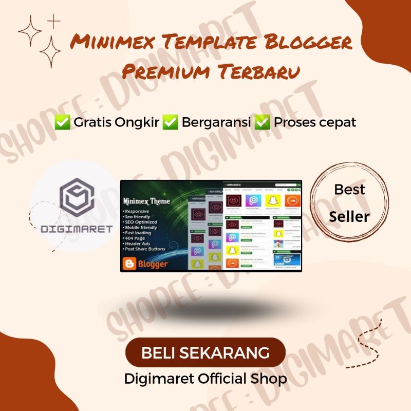 Template Blogger Minimex Terbaru | Template Blogger Premium