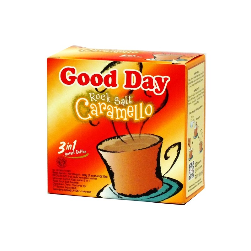 

GOOD DAY COOFE CARAMELLO 5X20GR /BOX