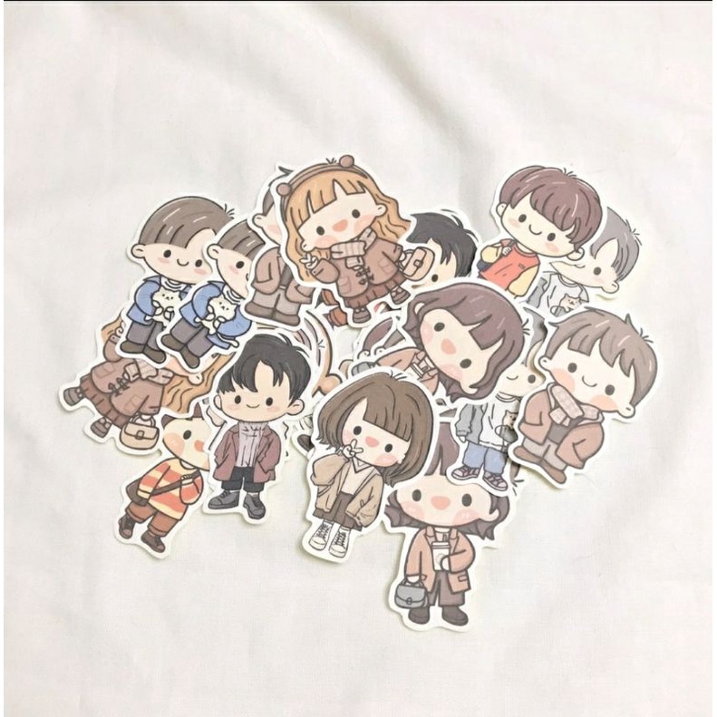 

28pcs | Sticker Boys Girls untuk Jurnal | Scrapbook | Freebies