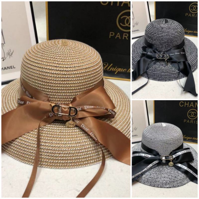 Topi Pantai Dior Summer Hat Import Quality