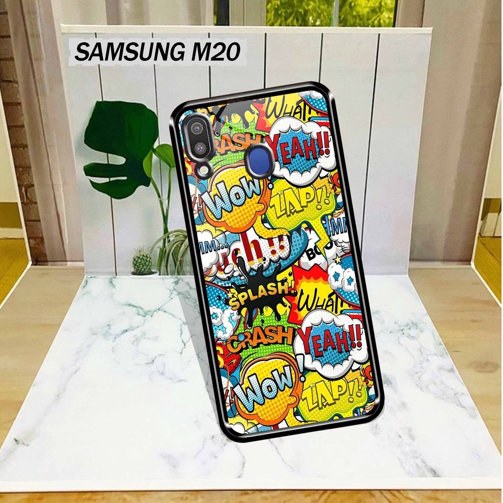Case Hp Samsung M20 - Case Samsung M20 Terbaru Sukses Case - Case Kaca M20 - Soft Case Samsung M20 -
