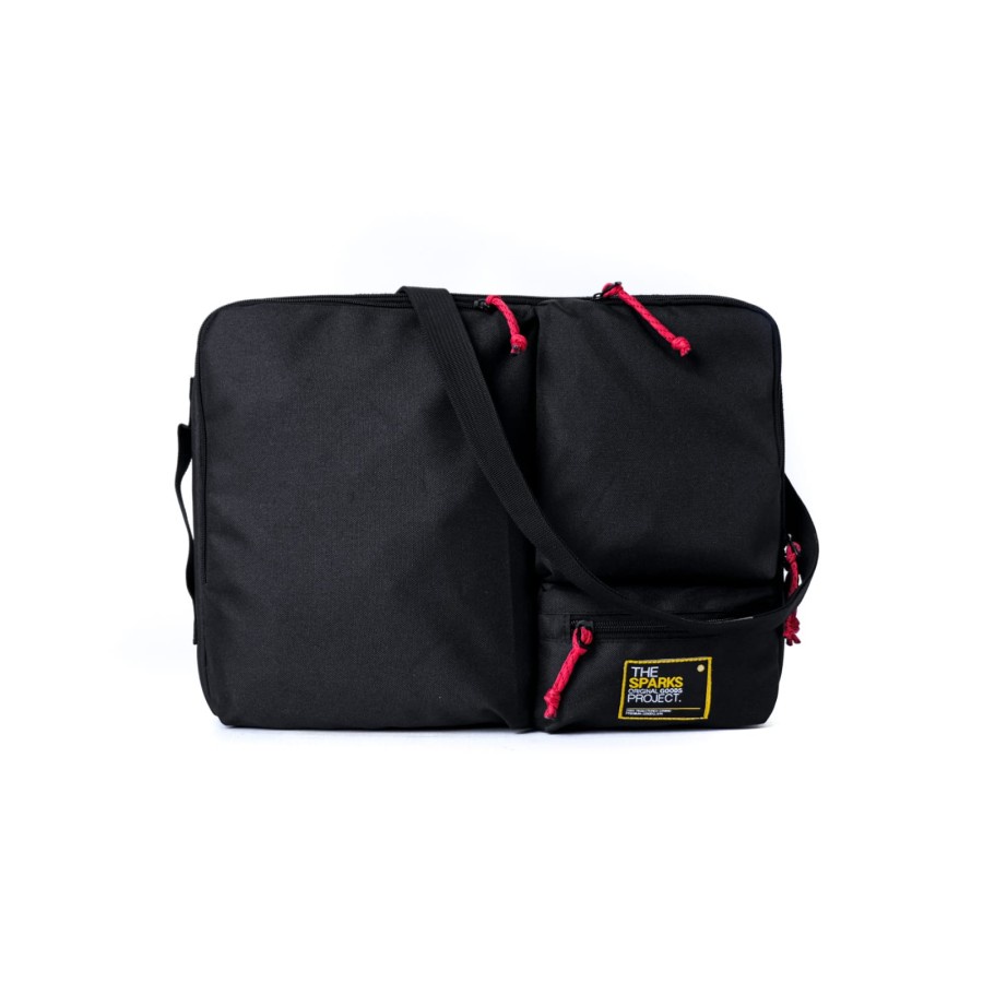 Tas Slempang Laptop Murah 14 dan 15 inch Sparks Eternal Black Original