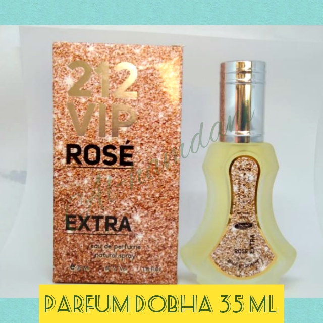 parfum dobha aroma 212 vip rose 35 ml original