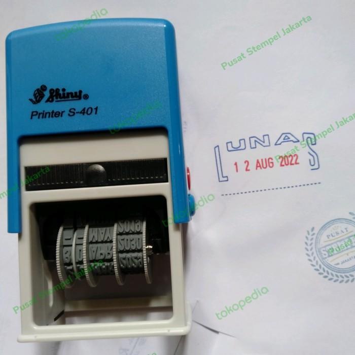 

Stempel Shiny S401L (Tanggal & Lunas)