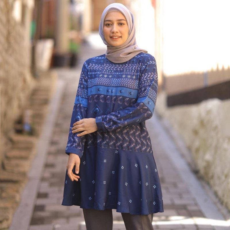 Carissa Tunik Heaven Lights Navy XXL