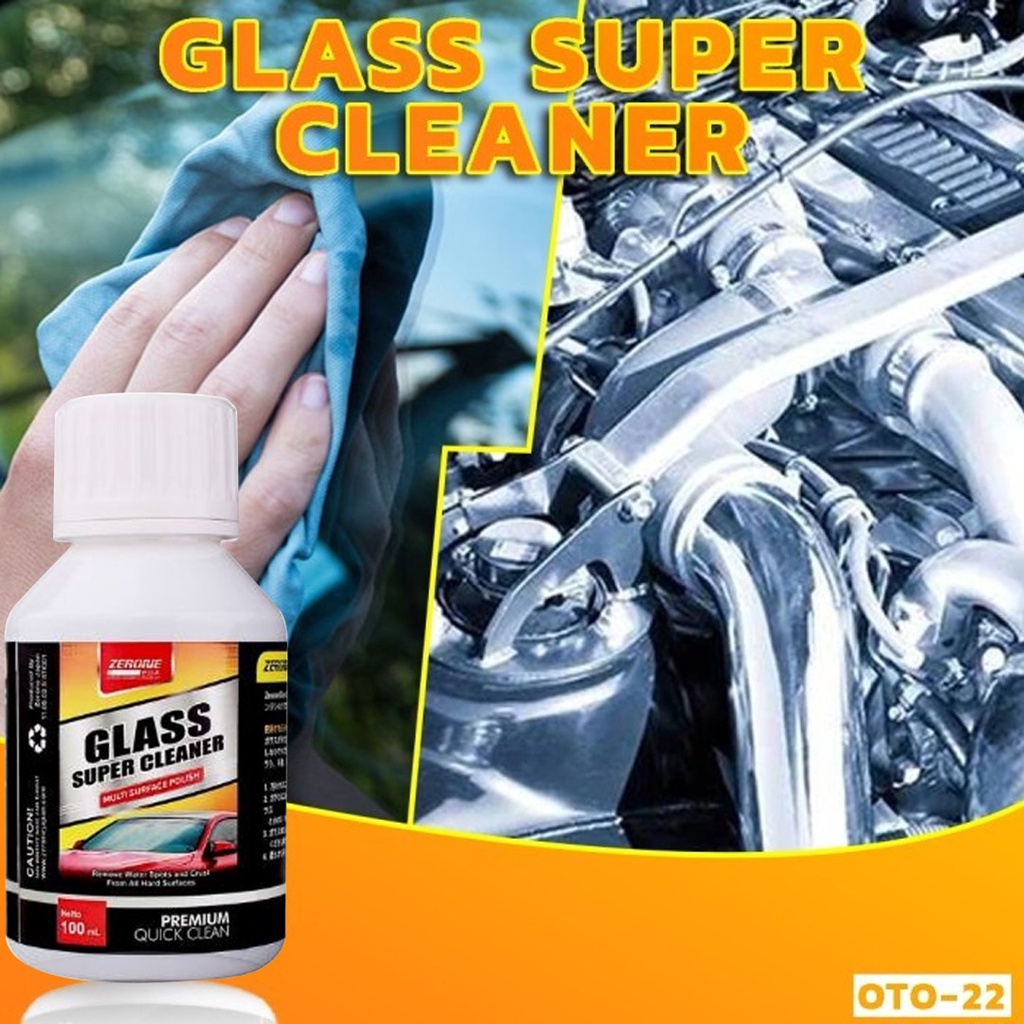 Pembersih formula Obat Jamur Kaca Body dan Kerak Mesin Mobil zerone glass super cleaner 100ml