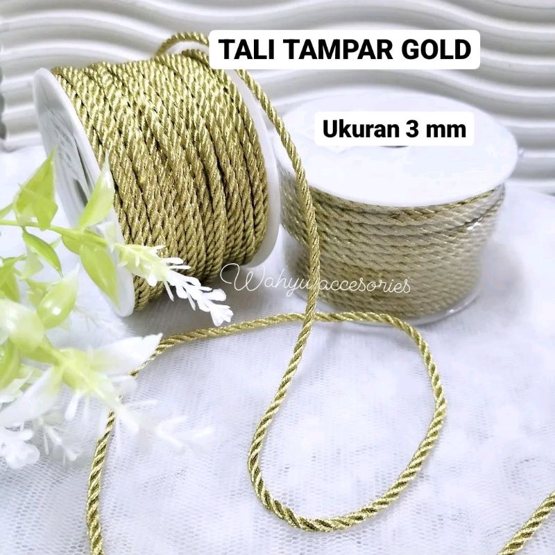 

TALI TAMPAR GOLD 3 ML / ROL /20 METER