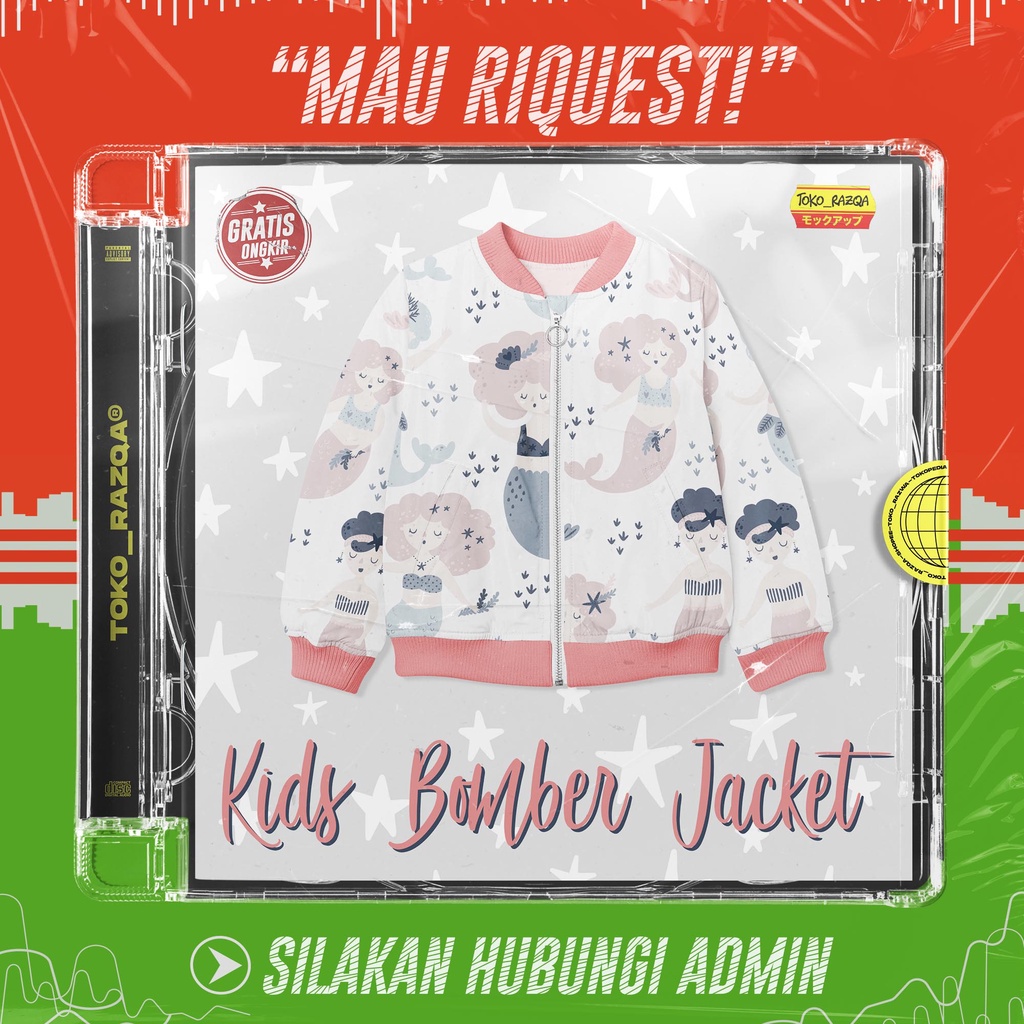 Kids Bomber Jacket ◖Mockup◗