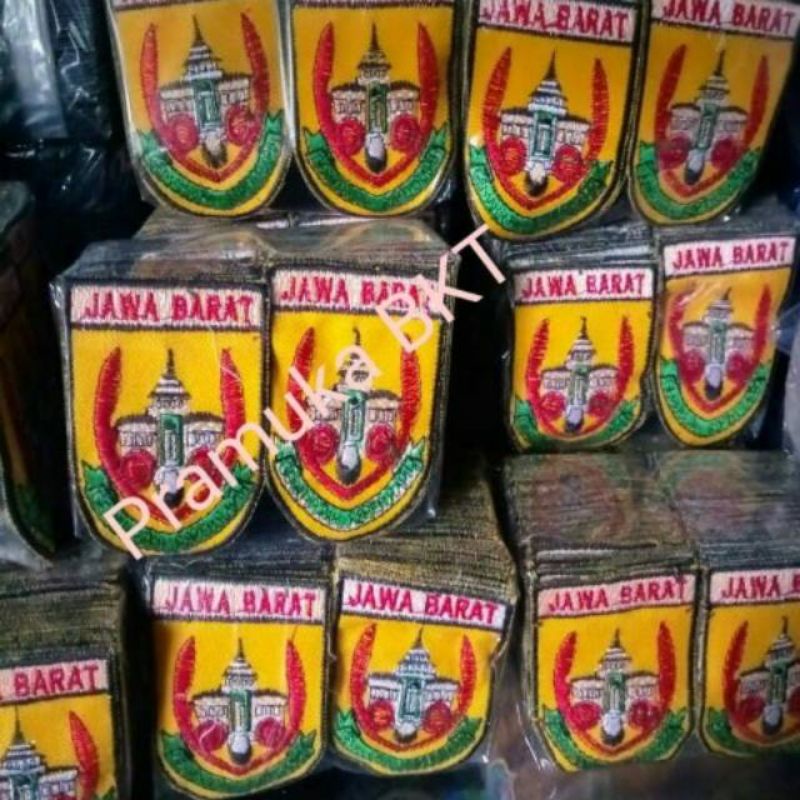 KWARDA JAWA BARAT LOGO 100BIJI BORDIR