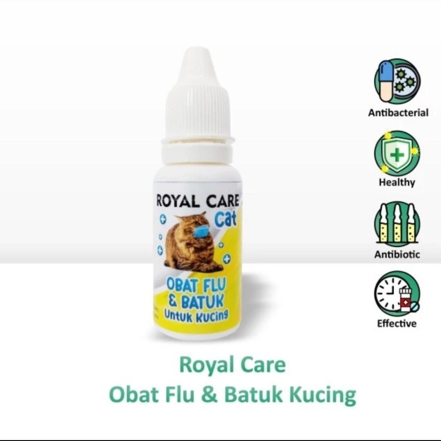 Royal Care Flu &amp; Batuk Cat 10ml - Obat Flu Batuk Kucing