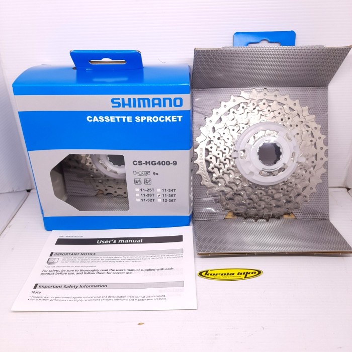 SPROCKET SHIMANO 9 SPEED HG400 T36