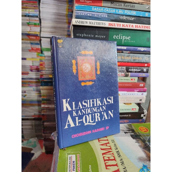 klasifikasi kandungan Al-quran. by Choiruddin hadhiri sp