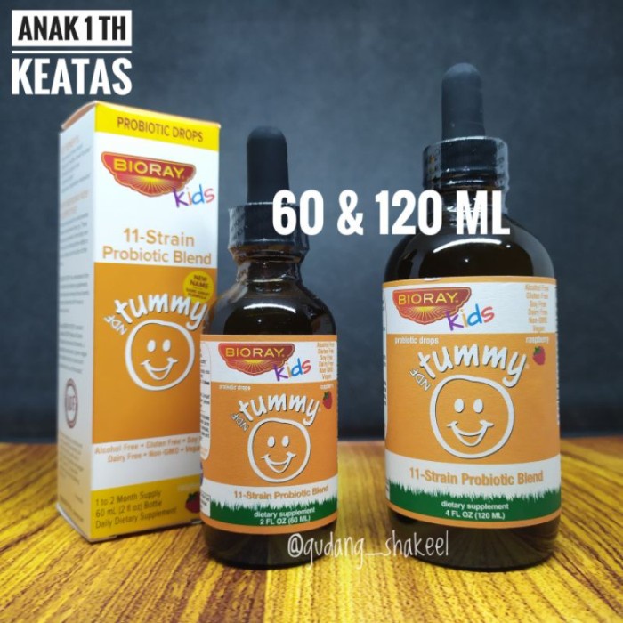 Bioray Kids NDF Tummy Probiotic Drop 60 / 120 ml Kesehatan Pencernaan