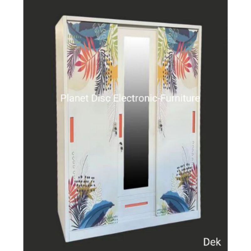 Lemari pakaian sliding 120cm lemari baju lemari anti rayap lemari tahan air promo murah