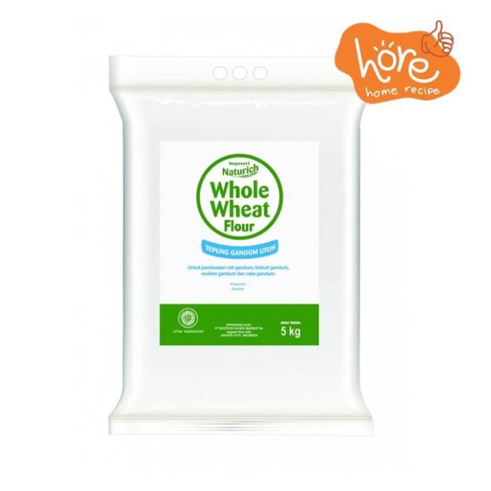 

Naturich Whole Wheat Flour Tepung Gandum 5 KG