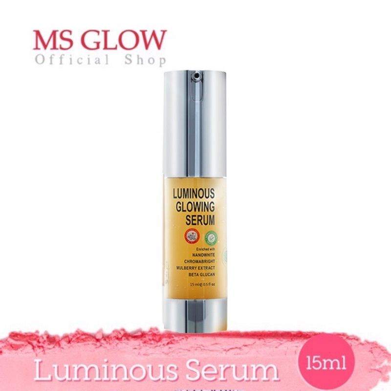 ( KEMASAN TERBARU)MS GLOW Serum Luminous Ms Glow Luminous Serum Ms glow Terbaru