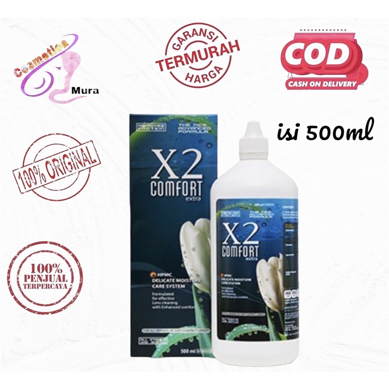 [ 500 ml ] cairAn lensa x2 500 ml - cairan softlens x2