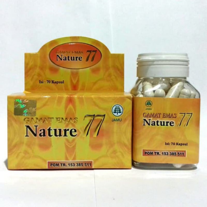 Kapsul Gamat Emas Nature 77