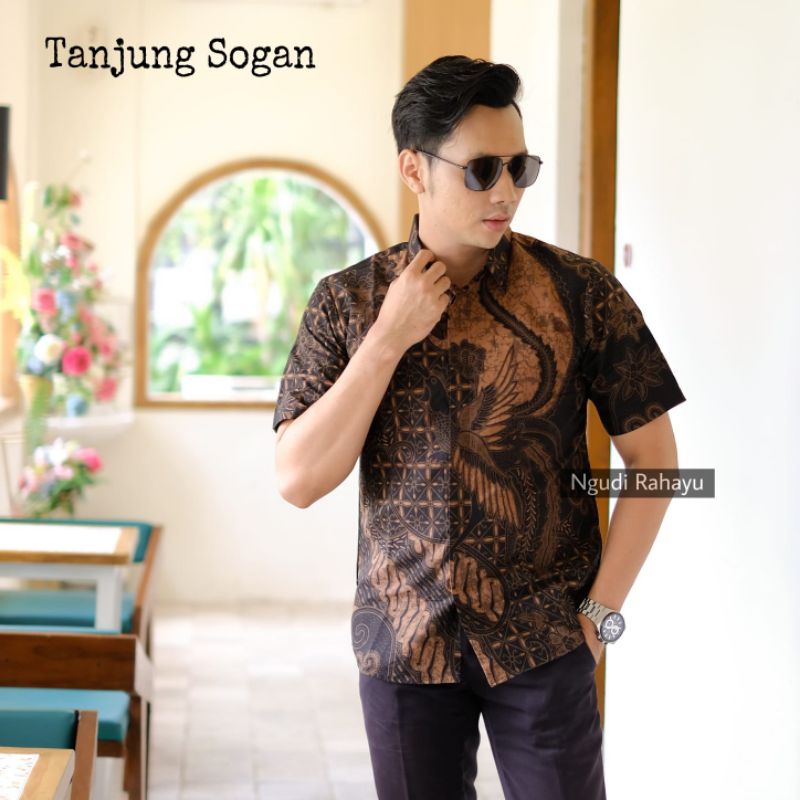 Kemeja Batik Pria Slimfit Slim Fit Kekinian Terbaru Ori Ngudi