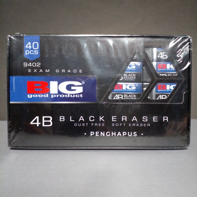 

PENGHAPUS PENSIL / PENGHAPUS WARNA HITAM/ SETIP / PENCIL ERASER / ERASER 4B