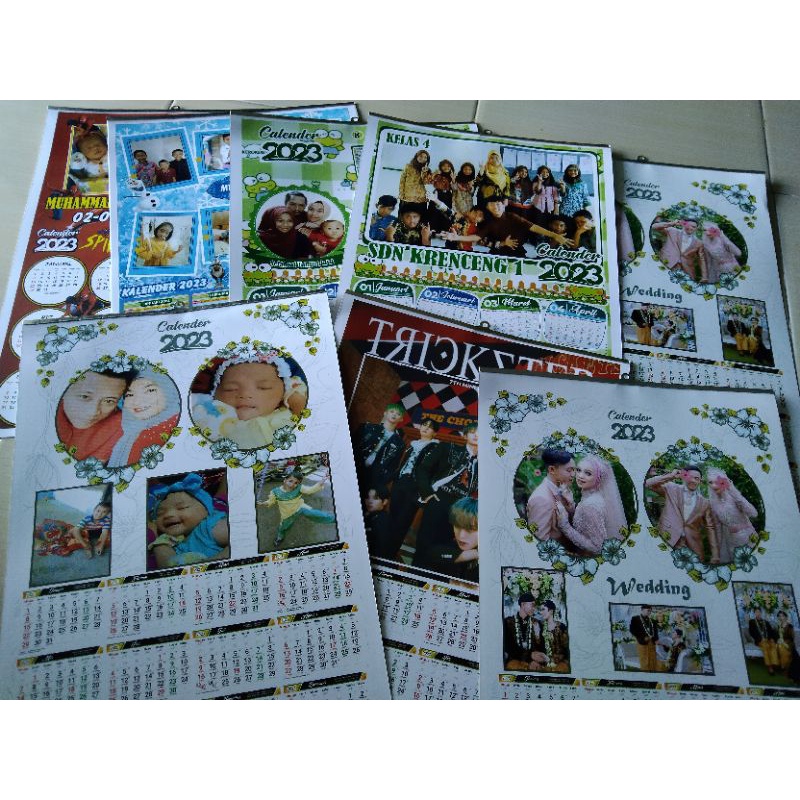 

Kalender 2023 custom foto uk 32x48cm