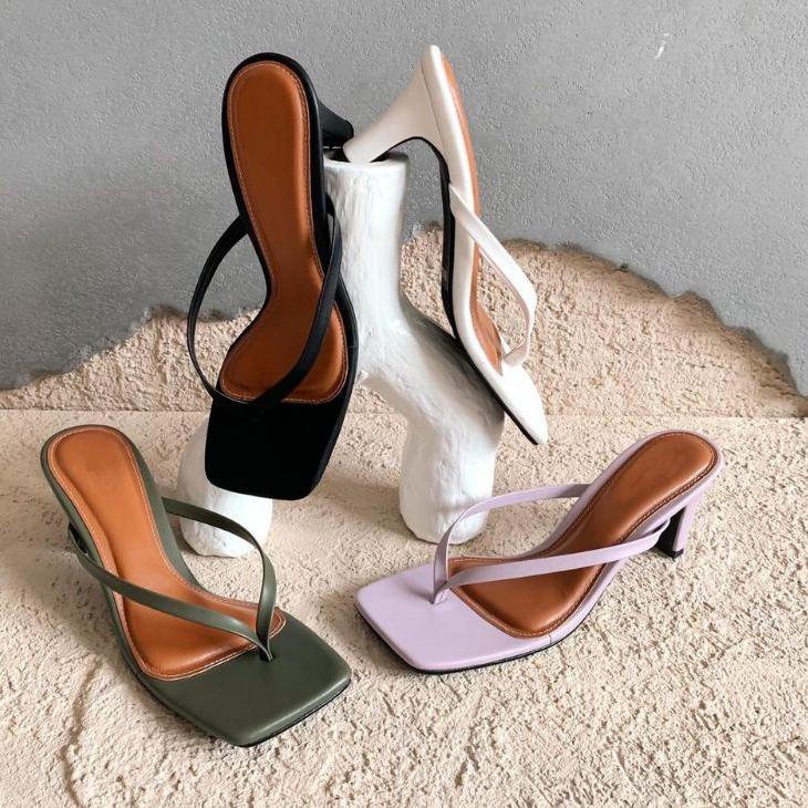 Siap Kirim Sandal Heels Hak Tahu Wanita Emilie CM-234