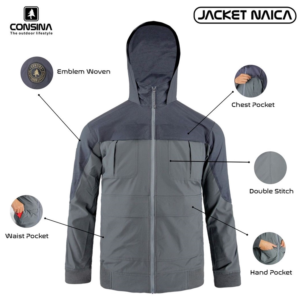 JAKET CONSINA NAICA - JAKET TRAVELLER CONSINA