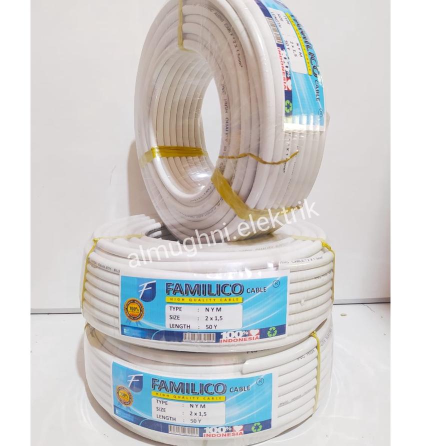 Siap Kirim KABEL NYM KAWAT 2x1.5/kabel listrik kawat tembaga 2x1.5/kabel listrik kawat electrik audi
