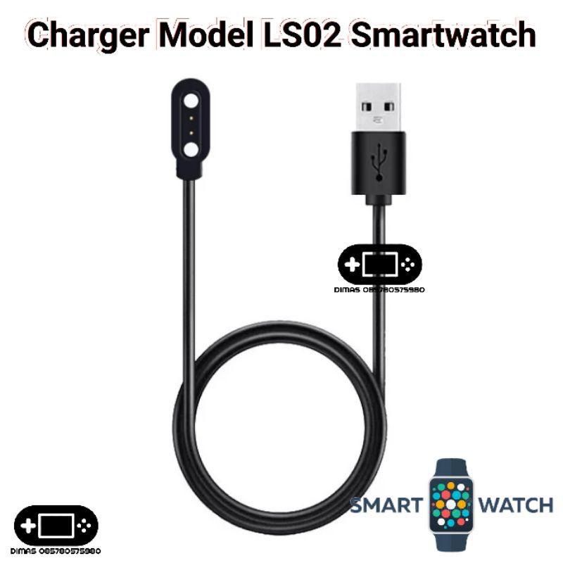 Charger Model LS02 Smartwatch Charging T500 T55 X6 X7 HW 12 16 HW12 HW16 M16 M 16 Plus Kabel USB