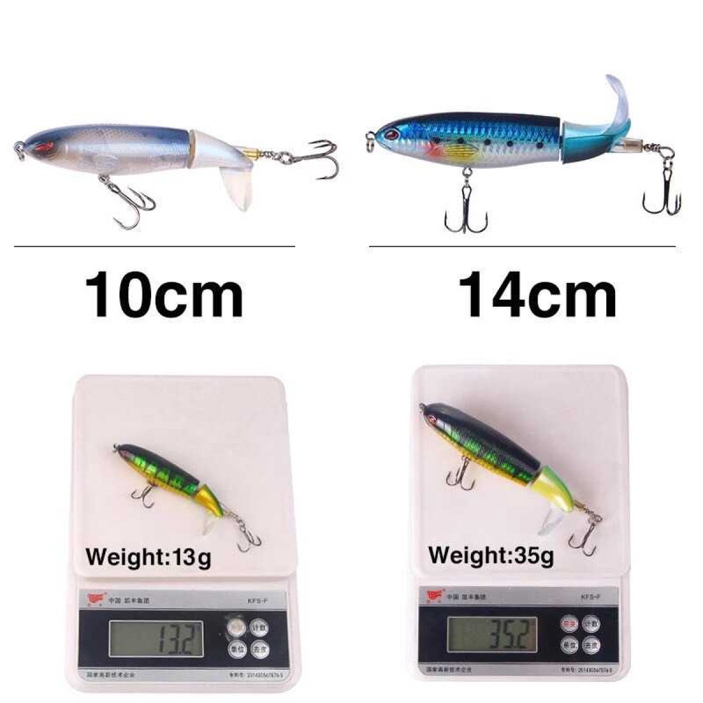 Umpan Pancing Ekor Berputar Fishing Lure Ikan Long Tail 13G