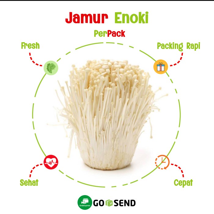 

JAMUR ENOKI PACK / MUSHROOM / FRESH VEGETABLE