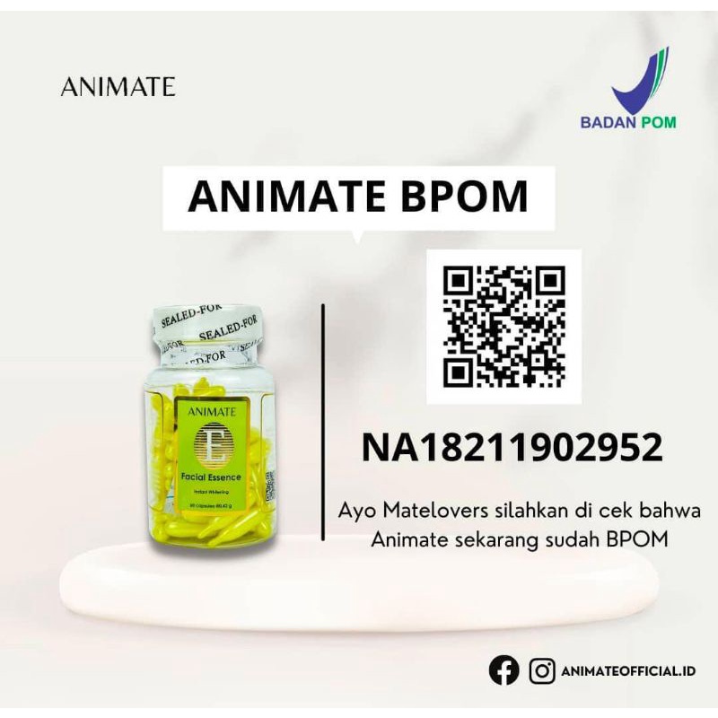 [ BPOM ] ANIMATE VITAMIN E FACIAL ESSENCE ORIGINAL