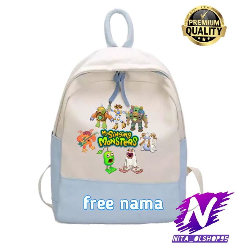 tas ransel anak sekolah SD MY SINGING MONSTERS