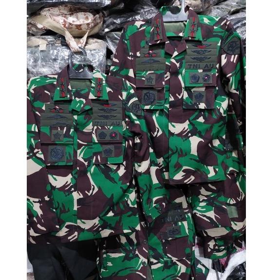 [P-T9T] ➸] baju tni PDL VELBET PLATINUM Wool/full puring tanpa atribut quality-banyak diminati