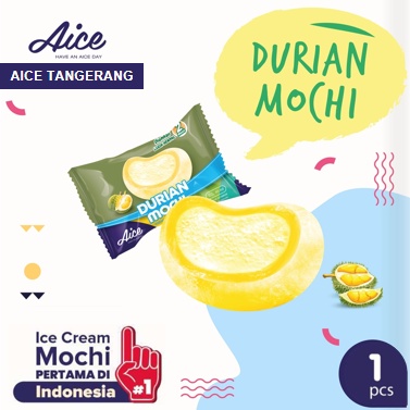 

AICE Mochi Durian - 1 Pcs