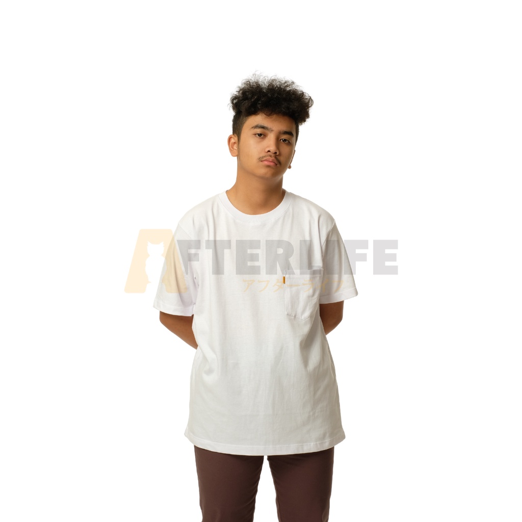 Tshirt Pocket Cotton Combed 24S - AFTERLIFE