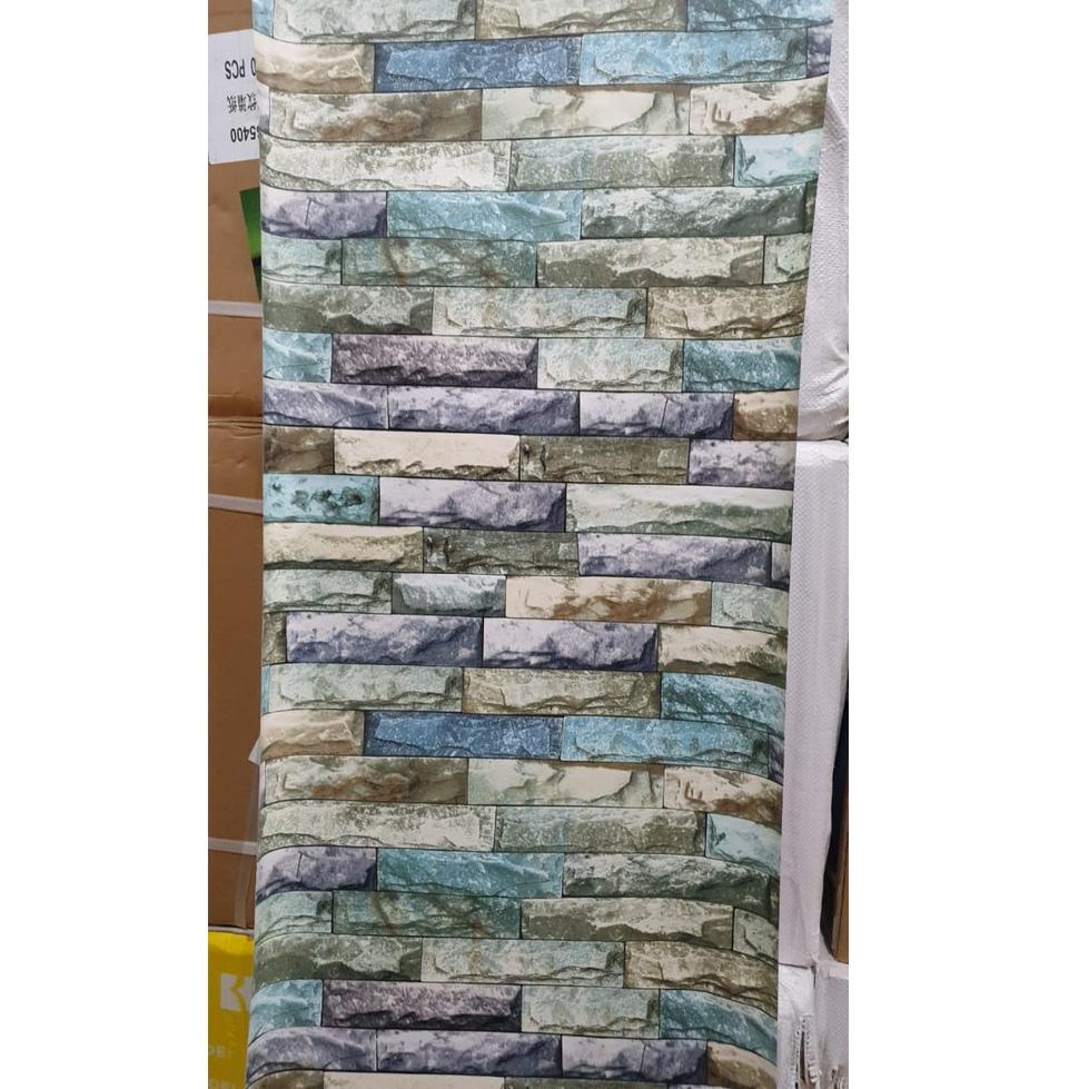 Wallpaper Dinding Batu Alam Campur 10 Meter - Walpaper Ruangan - Walpaper Dinding Kamar U7C6