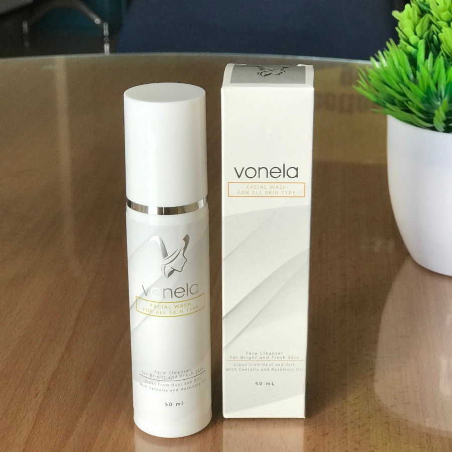 VONELA Facial Wash Pembersih Muka Perawatan Wajah for All Skin Type Remaja