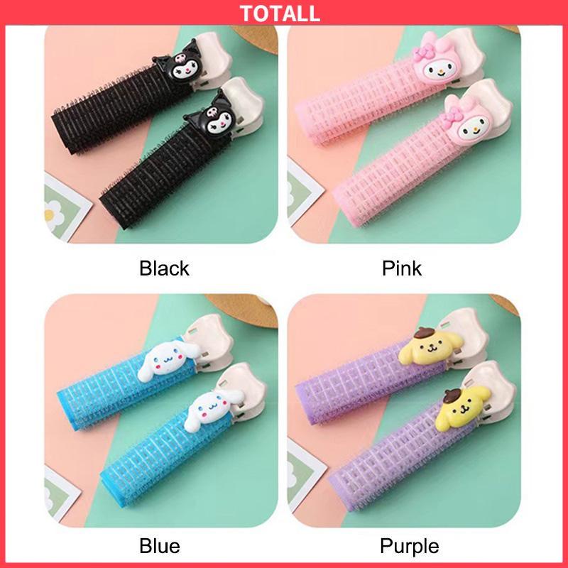 COD Sanrio Jepit Rambut Poni Keriting Bahan Plastik Gaya Vintage Korea Untuk Wanita Aksesori mode-Totall