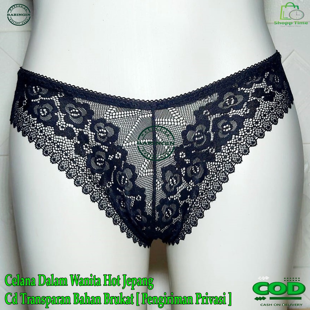 Promo [ isi 3 Pcs ] Celana Dalam Wanita G String Lace transparan Sexy Thongs-Celana Dalam Sexy Lace Gstring Honeymoon