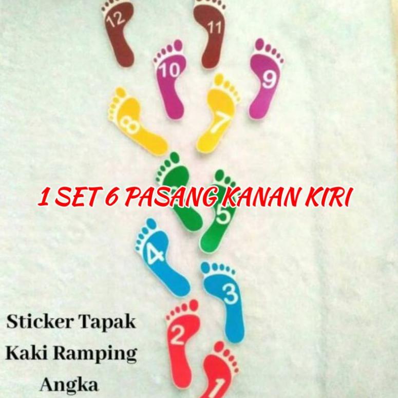 

(U-C5C)(㊚) STIKER TAPAK KAKI TANGAN MOTORIK ANAK premium