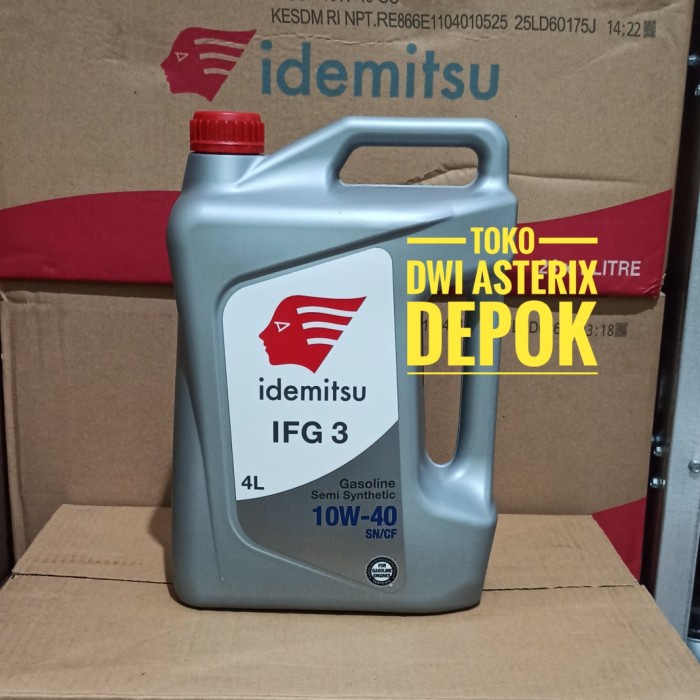 Oli mesin mobil 4L idemitsu 10w-40 10-40 10w/40 10/40