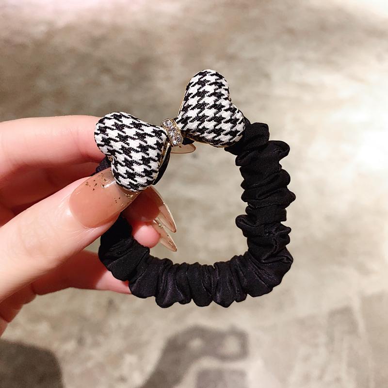 Caliloops Ikat Karet Rambut Scrunchies Dewasa Pita Tweed Korea Jobelle