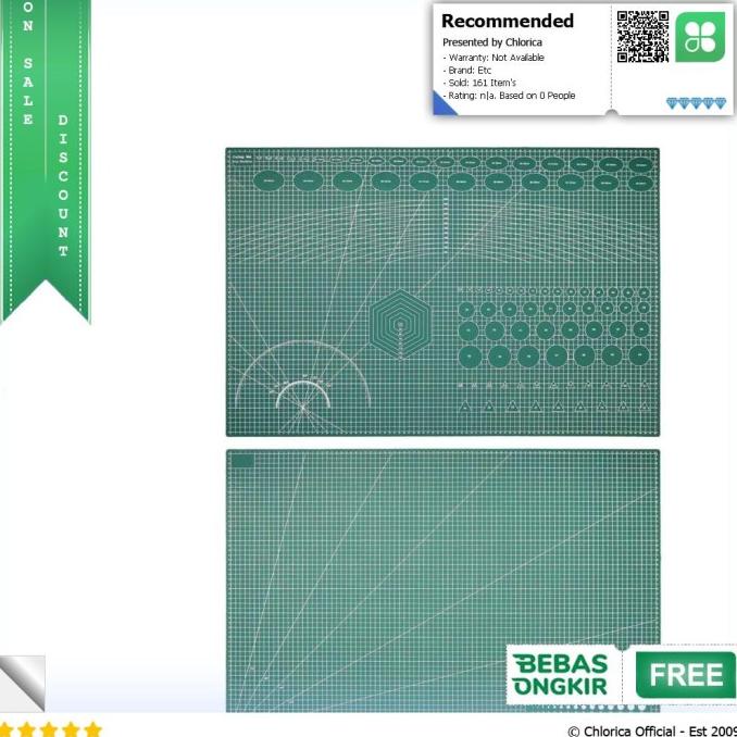 

Terlaris QJH Work Cutting Mat Pad A1 90 x 60 cm - QJ4 Termurah
